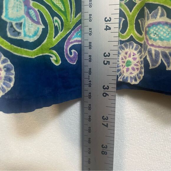 Take Two Vintage Bohemian Floral Midi Skirt Size 1X - Picture 12 of 12